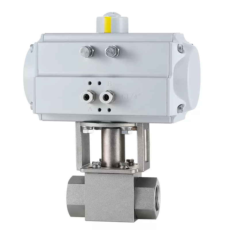 Stainless Steel Pneumatic High Pressure Ball Valve